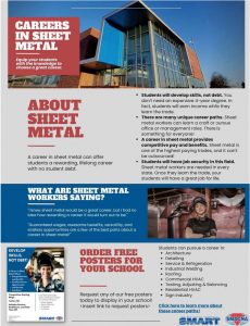 The Sheet Metal industry can offer students a rewarding, life-long career with no student debt.